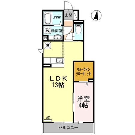 カメリア並木の物件間取画像